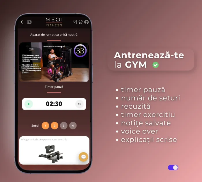 Antrenamente  Femei - Bărbați - GYM