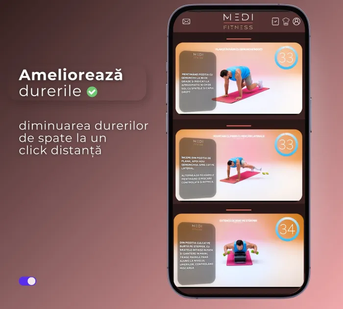 Programe de recuperare - ameliorează durerile