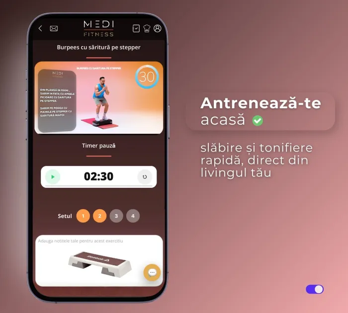 Antrenamente  Femei - Bărbați - ACASĂ